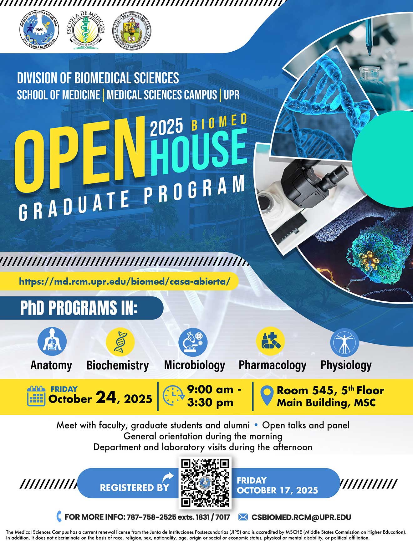 oh-biomed-2025 Open house Poster