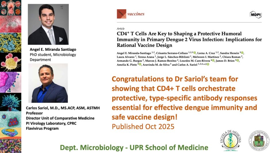 Congratulations to Dr Sariol's team