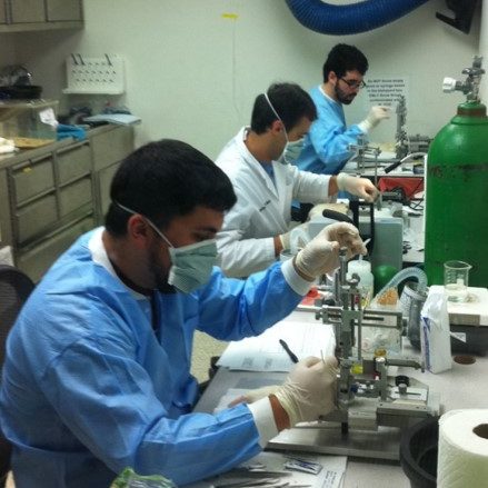 Trabajando en el lab