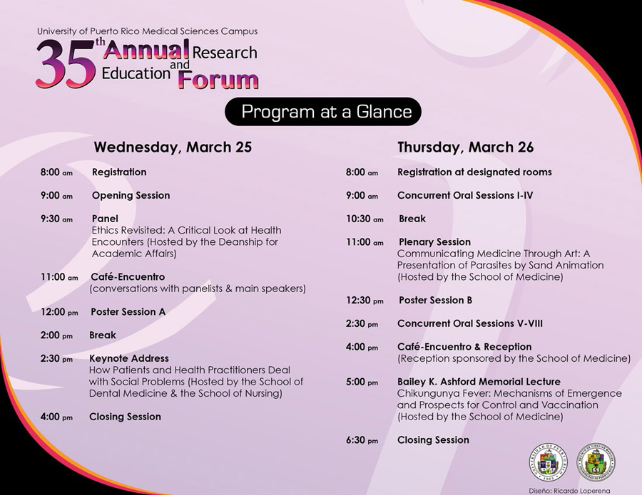 35thAnnualResearchEducationForum_program